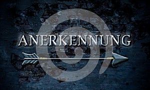 Signposts the direct way to the Acknowledgment