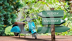 Signposts the direct way to Act versus React