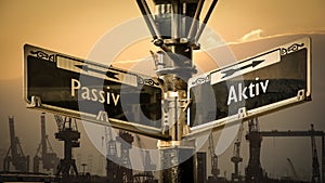 Signposts the direct way to Active versus Passive