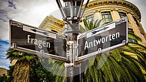 Signposts the direct way to Answer vs Question