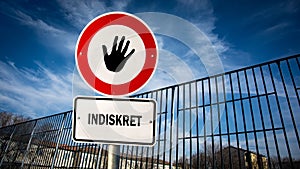 Signposts the direct way to Discreet versus Indiscreet