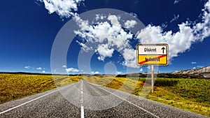 Signposts the direct way to Discreet versus Indiscreet