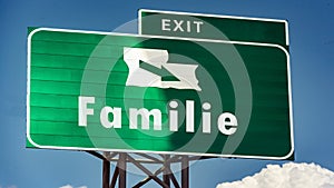 Signposts the direct way to Family