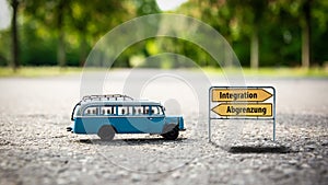 Signposts the direct way to integration versus demarcation