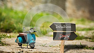 Signposts the direct way to intuition versus logic