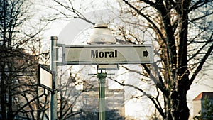 Signposts the direct way to Morality