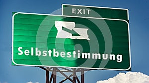 Signposts the direct way to self-determination photo