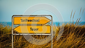 Signposts the direct way to Tariff Change versus Expensive