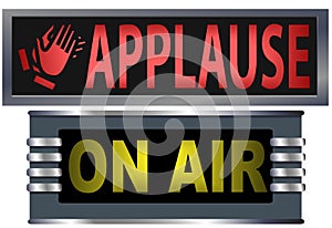 Signs On Air Applause Studio