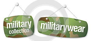 Signs for military collection