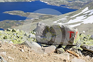 Signs of the Norwegian Trekking Association