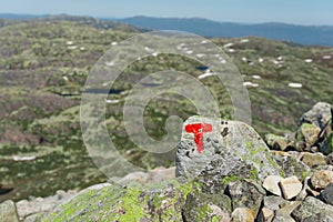 Signs of the Norwegian Trekking Association