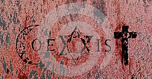 Signs and religious symbols of the Coexist movement