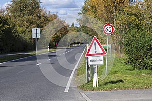 Signs on the roadside