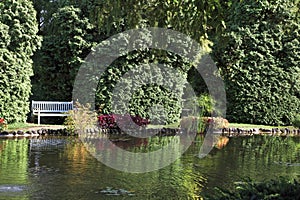 Sigurta charmingly picturesque garden photo
