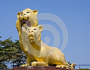 Sihanoukville, Cambodia, famous Lion Statue