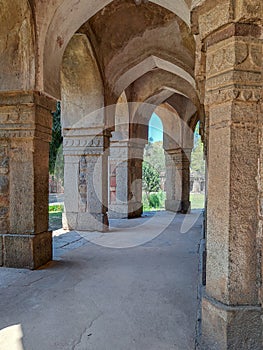 Sikandar Lodi Tomb, Delhi, ancient mausoleum, Indo-Islamic architecture, arched entrances, walls, domed structures photo