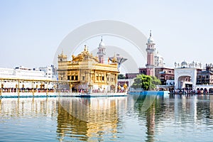 Sikh gurdwara Golden Temple (Harmandir Sahib). Amritsar, Punjab, India