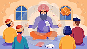 A Sikh gurdwara hosts a workshop for neurodivergent individuals and their families educating them about Sikh beliefs and photo