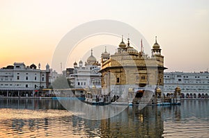 Sikh holy Golden Temple in Amritsar, Punjab, India