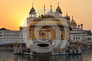 Sikh holy Golden Temple in Amritsar, Punjab, India