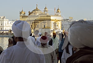 Sikh Pilgrims at the Harmandir Sahib