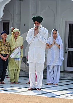 Sikh Praying