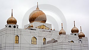 Sikh temple Gurdwara Guru Nanak Darbar was built in 2001.