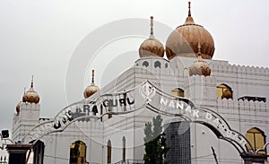 Sikh temple Gurdwara Guru Nanak Darbar was built in 2001.