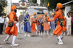 Sikhs in Nagar Keertan celebrations