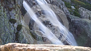 Siklawa waterfall close to the Five Polish Lakes Valley