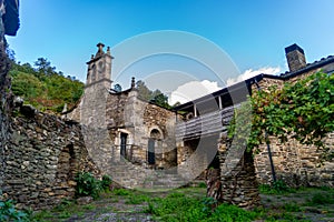 Sil river canyon in Ribeira Sacra,  Portomarin, reservoir Belesar photo