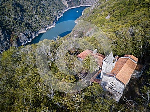 Sil river in the Ribeira Sacra in Galicia