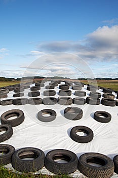 Silage storage.