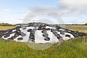 Silage storage.