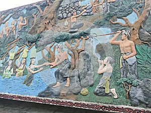 the Silahisabung Monument in North Sumatra