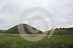 Silbury Hill in Avebury stone circle