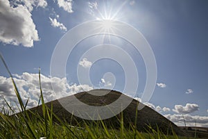 Silbury Hill in Avebury stone circle