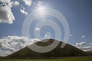 Silbury Hill in Avebury stone circle