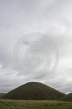 Silbury Hill in Avebury stone circle