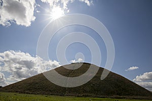 Silbury Hill in Avebury stone circle