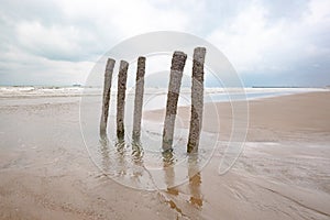 The silence of OYE-PLAGE, a beach in the north of France