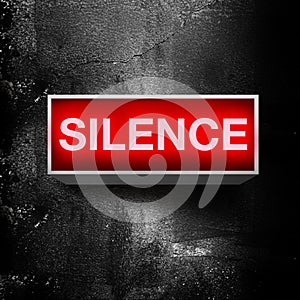 Silence please photo