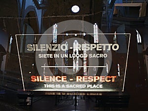 Silence - Respect a Sacred Place