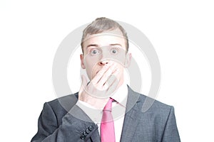 Silenced business man