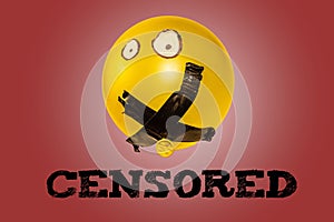 Silenced Expression. Censored Balloon. Freedom of speech