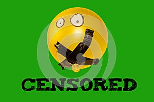 Silenced Expression. Censored Balloon. Freedom of speech