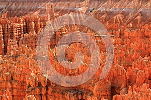 Bryce Canyon National Park, Evening Light on Silent City Hoodoos from Sunset Point, Southwest Desert, Utah, USA photo