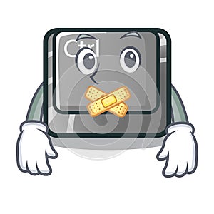 Silent ctrl button on the cartoon keyboard