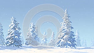 Snow Forest Minimal Harmony